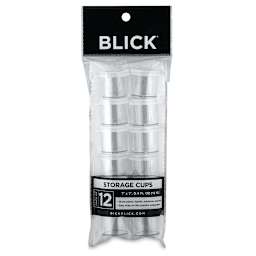 Blick Plastic Storage Cups - 0.4 oz, Pkg of 12 (in package)