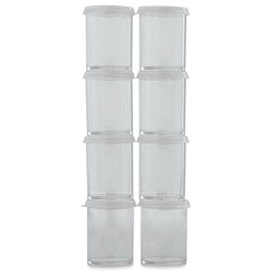 Blick Plastic Storage Cups - 1.7 oz, Pkg of 8 (stacked in two rows)