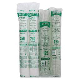 Uline Plastic Cups with Lids - 4 oz, Pkg of 250 (in packaging)