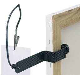 Blick Canvas Picture Clip - Close-up of Picture Clip attached to canvas frame