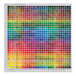 Front view of Color Selector and Mixing Guide - Studio Size