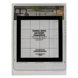 Compose It Grid - 8" x 10", Single Grid, 1:1 front of package