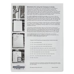 Compose It Grid - 8" x 10", Single Grid, 1:1 back of package