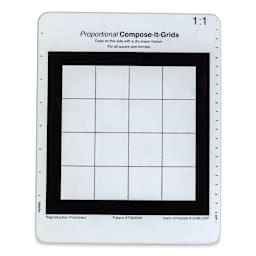 Compose It Grid - 8" x 10", Single Grid, 1:1