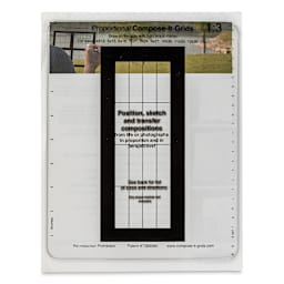 Compose It Grid - 8" x 10", Single Grid, 1:3 front of package