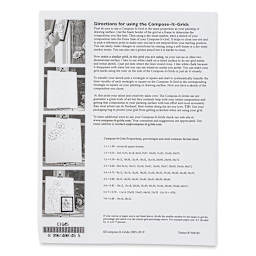 Compose It Grid - 8" x 10", Single Grid, 4:5 back of package