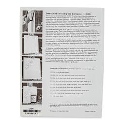 Compose It Grid - 8" x 10", Single Grid, 5:6 back of package