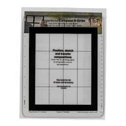Compose It Grid - 8" x 10", Single Grid, 5:7 front of package