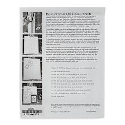 Compose It Grid - 8" x 10", Single Grid, 5:7 back of package