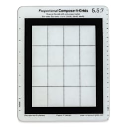 Compose It Grid - 8" x 10", Single Grid, 5:7