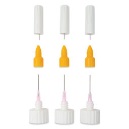 Fineline Tips and Caps - Standard Tip, 18 Gauge, Pkg of 3, tips exposed