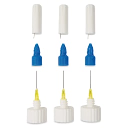 Fineline Tips and Caps - Fine Tip, 20 Gauge, Pkg of 3, tips exposed