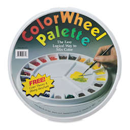Speedball Color Wheel Palette - Top view of Palette with Label

