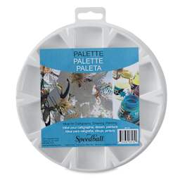 Speedball Palette - Front view of palette in package
