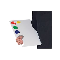 New Wave Easy Lift Palette - Artist holding palette with right hand