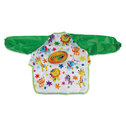 Crayola Art Smock - Top view of Smock laid out flat