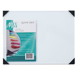 Posh Glass Tabletop Palette, Clear - 9" x 12" In Packaging