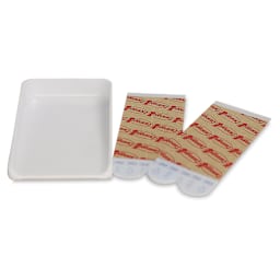 3M Command Canvas Hangers - Front and back pieces of 1 Jumbo hanger shown
