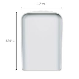 2.2" Wide, 3.36" Long