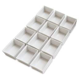 Portable Painter Watercolor Palette Pans - Half Pans, Set of 12