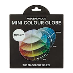 Kolormondo 3-D Color Wheel - Front view of kit package