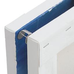 Canvas Pin holding two stretched canvas