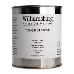 Williamsburg Artist Oil Medium - 16 oz, Titanium Oil