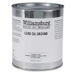 Williamsburg Lead Oil Ground - Front view of 32 oz can