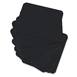 Single-Sided Black Chalkboard Learning Boards - Pack of 12 Boards spread in fan
