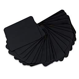 Single-Sided Black Chalkboard Learning Boards - Pack of 24 shown spread in fan shape
