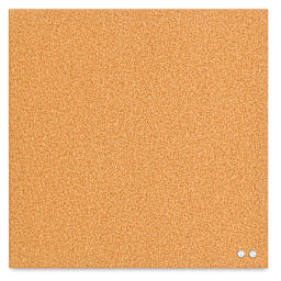 U Brands Square Cork Bulletin Boards - 14" x 14" (Back)