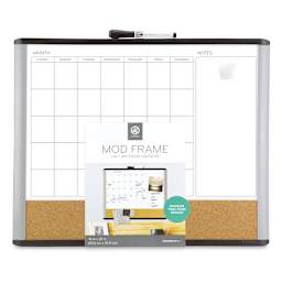 U Brands Combo Dry Erase Board - Large Pin-It Frame Calendar shown with label
