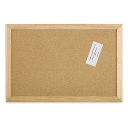 MasterVision Pine Wood Frame Chalkboard - 12" x 18" (Back)