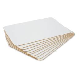 MasterVision Dry Erase Double-Sided Lap Boards - 8-1/4" x 11-7/10", Package of 10