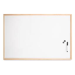 MasterVision Wood Frame Magnetic Dry Erase Board - 24" x 36" (Front)