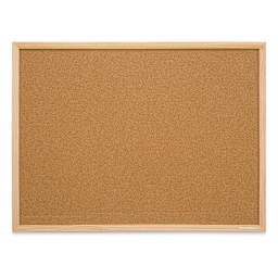 MasterVision Wood Frame Cork Bulletin Board - 18" x 24"