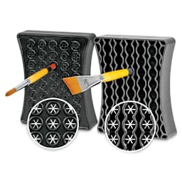 ArtBin Brush Drying Rack (front and back of lid, both sides can hold brushes)