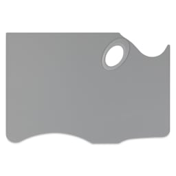 New Wave Easy View Grey Acrylic Palette - Handheld, 11" x 16"