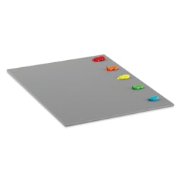 New Wave Easy View Grey Acrylic Palette - Tabletop, 6-3/4" x 8-3/8" (with paint, not included)