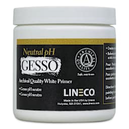 Lineco Neutral pH Gesso Primer - 8 oz