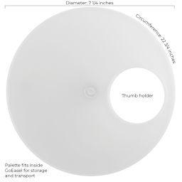 GoEasel Palette - 7-1/8" x 7-1/8" x 1"