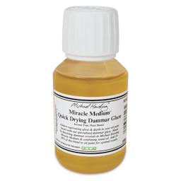 Michael Harding Miracle Medium Quick Dry Dammar Glaze - 100 ml bottle back