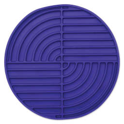 Silver Brush Round Brush Cleaning Mat, top of the mat