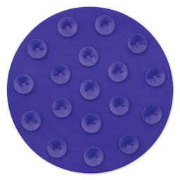 Silver Brush Round Brush Cleaning Mat, suction cup bottom