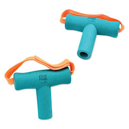 Kind Mind T-Shaped Grip Tools - Large, Teal, Pkg of 2