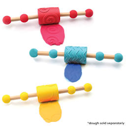 Kind Mind Rollers - Pattern, Set of 3, used with dough, dough sold separately