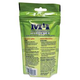 Sunnyside M-1 Waste Paint Hardener - 4.7 oz, back of pouch
