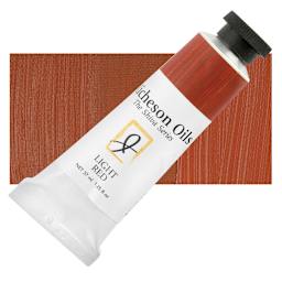 Shiva Signature Artist Oil Color - Light Red, 1.25 oz Tube and swatch