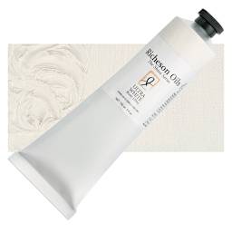 Shiva Signature Artist Oil Color - Ultra White, 150 ml Tube and swatch