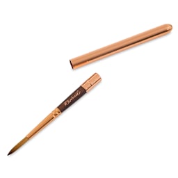 Raphaël Precision Travel Brush - Round, Size 5 (handle and cap separated)